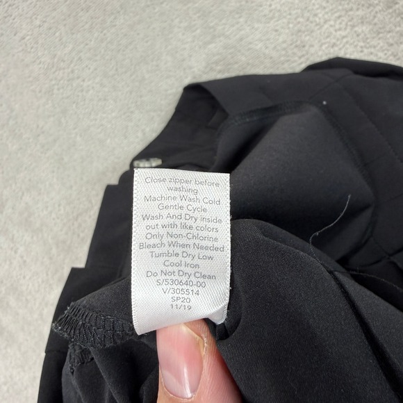 Athleta Pants Womens 6 Skyline Pant II Black Pleated Hi-Rise Cargo Zipper Pocket - Picture 7 of 14